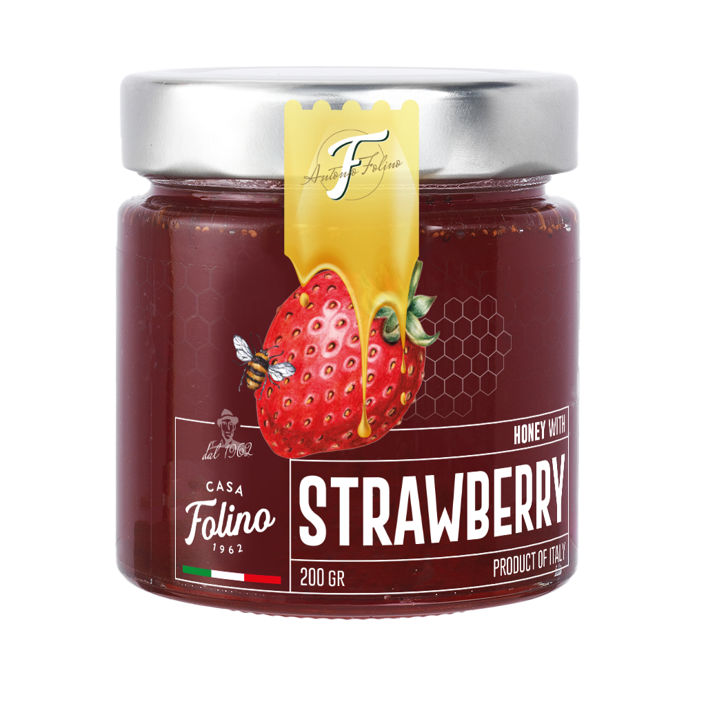 Honey with Strawberry 250gr