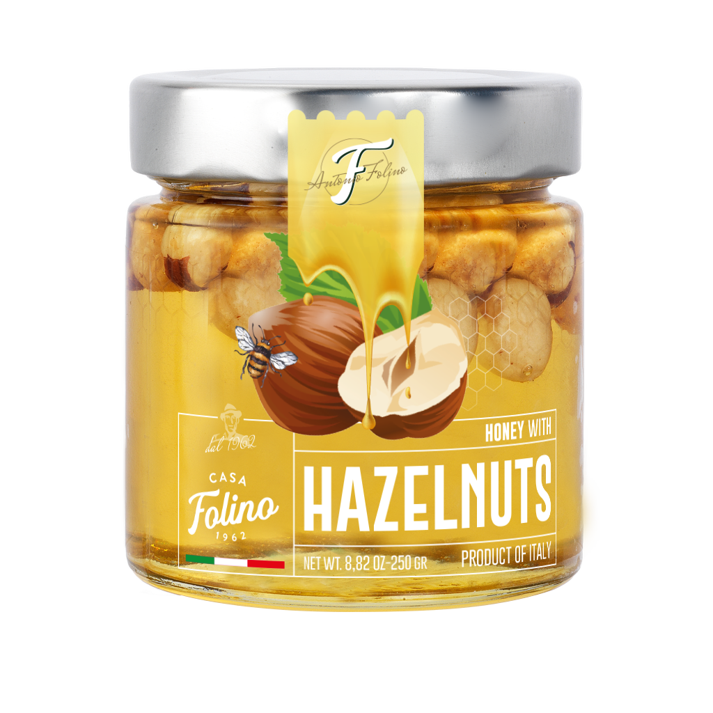 Honey with Hazelnuts 250gr