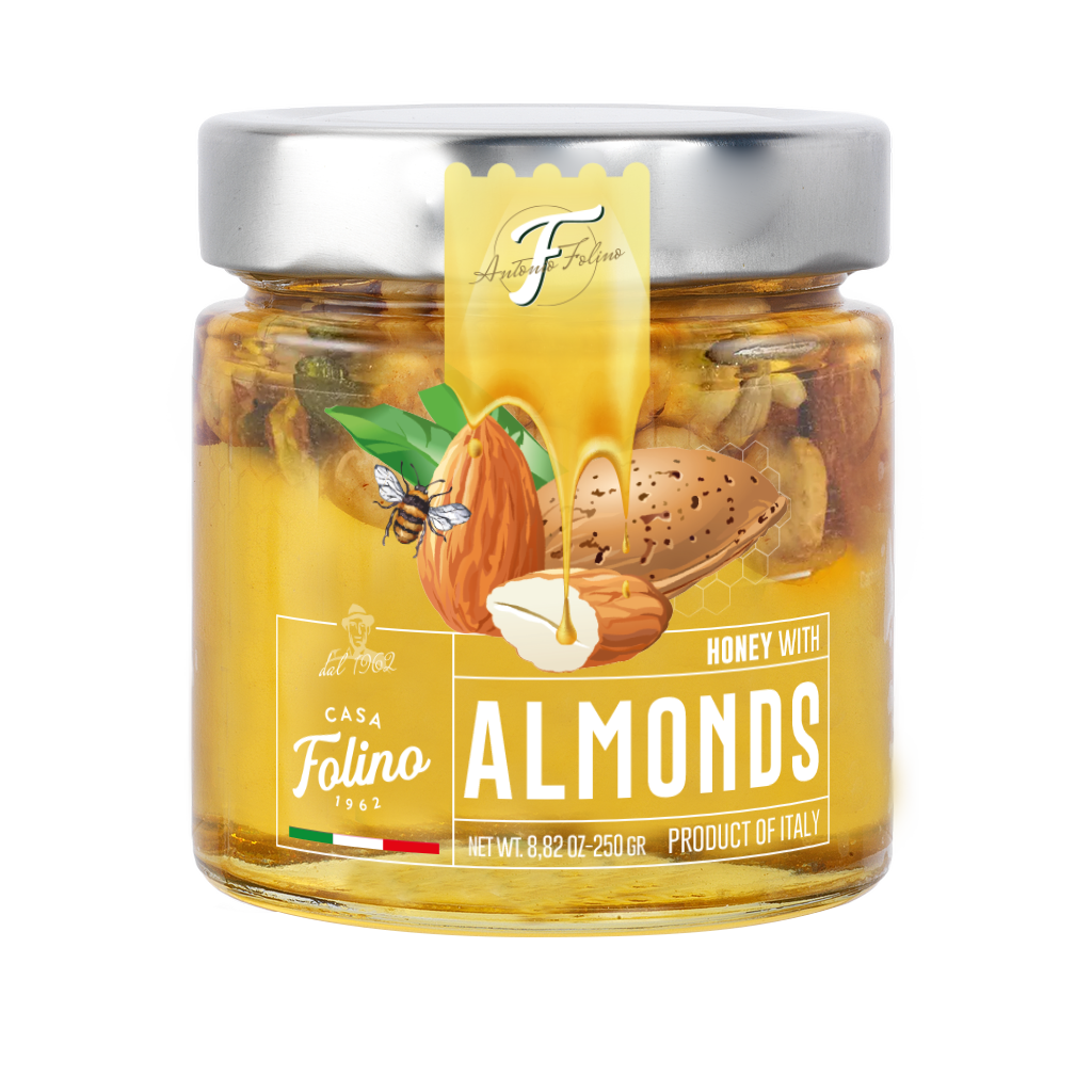 Honey with Almonds 250gr