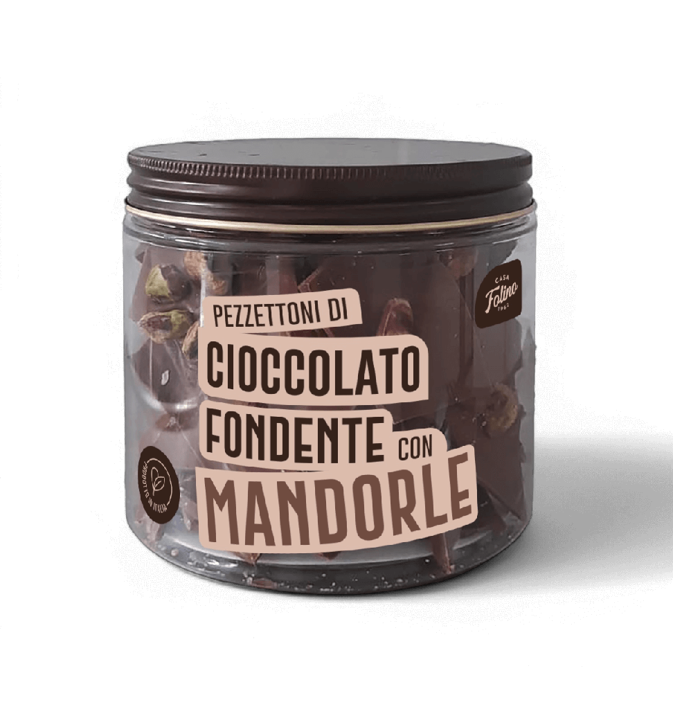 Chunks of Dark Chocolate with Almonds