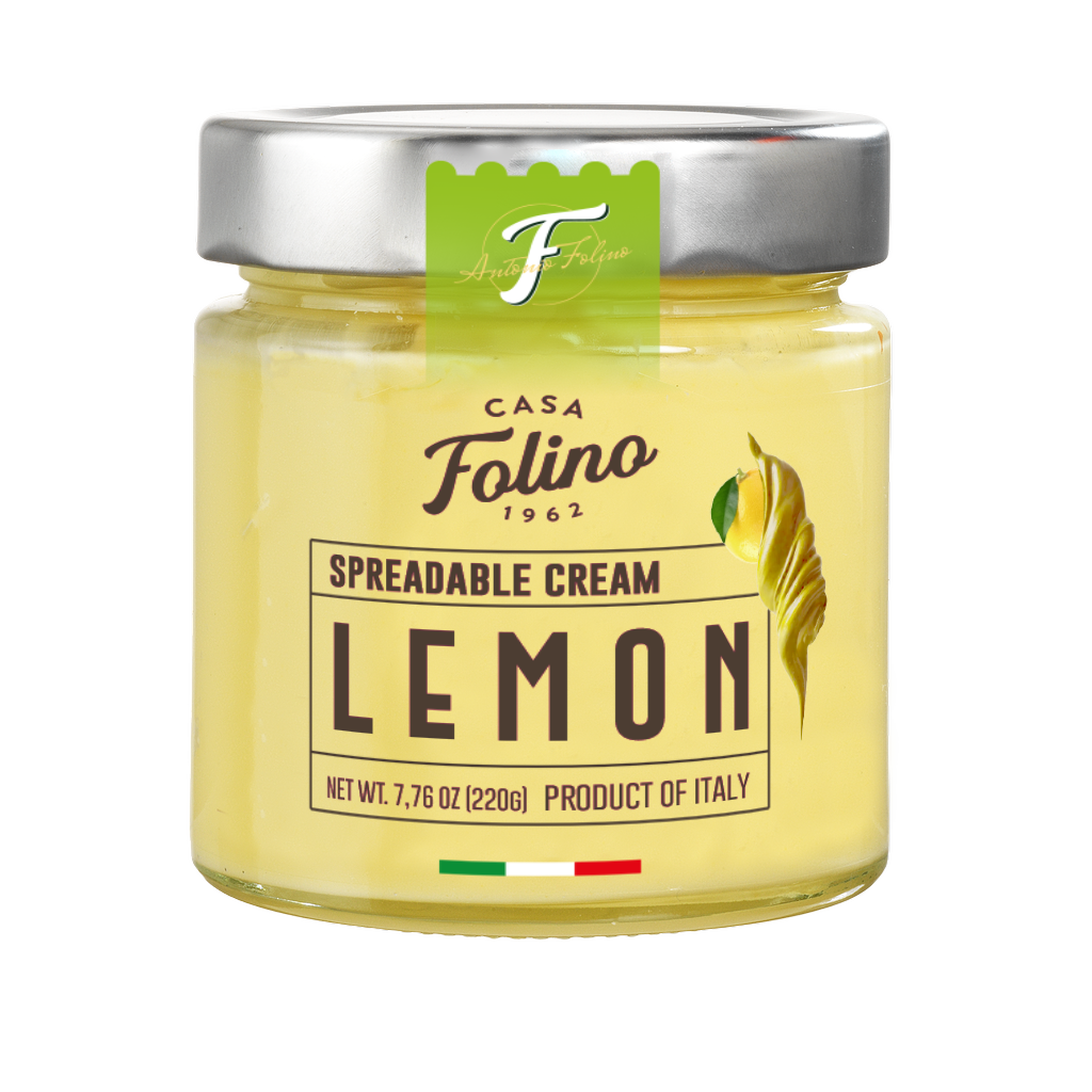 Lemon Spreadable Cream Crunchy 220gr 